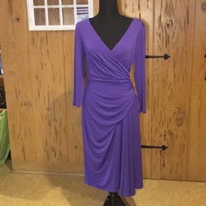 London Times Purple Dress